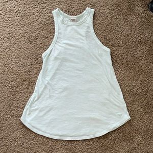 Light Teal high neck tank top